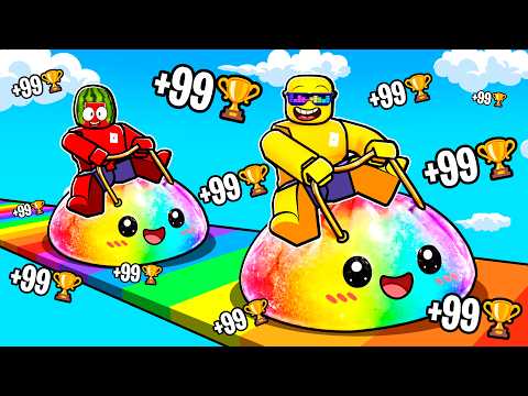 Dumpling Squishy Race in Roblox