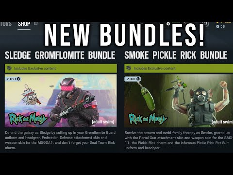 NEW RICK AND MORTY BUNDLES! - Rainbow Six Siege