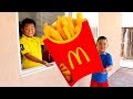 Lyndon Alex Pretend Play French Fries Fast Food Drive Thru Restaurant Toy Store