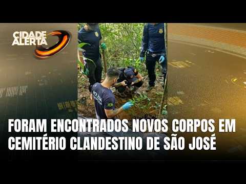 Polícia Científica encontra novos restos mortais em cemitério clandestino em São José