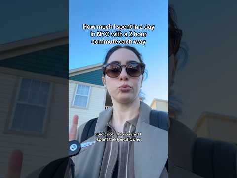 How much I spent in a day in NYC #professionaldancer #musicaltheatre #whatispendinaday