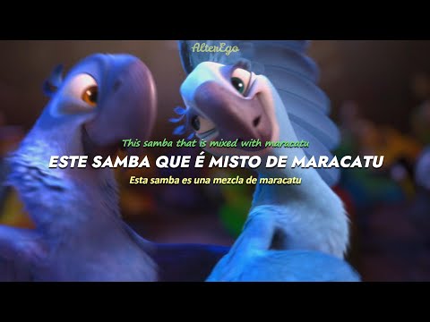 Rio - Mas Que Nada (By: Sergio Mendes) (Subtitulado Español, Ingles) (Letra/Lyrics)