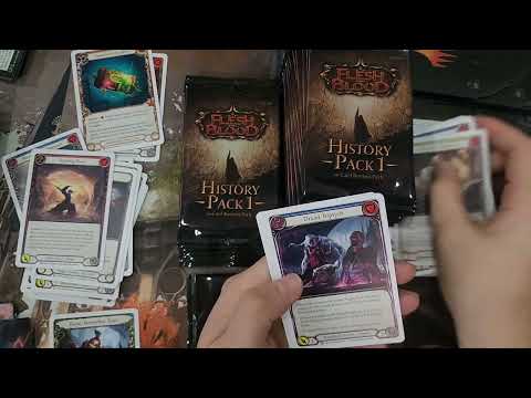 My #First Flesh and Blood unboxing : History Pack 1 #fab