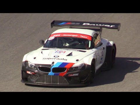 BMW Z4 GT3 Time Attack - Track action, pure V8 sound & Marco Iacoangeli on board