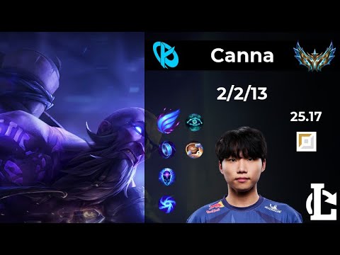 Ryze TOP - KC Canna | Patch 25.17 EUW Challenger