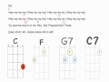 Peppermint Twist Lyrics and Uke chords 