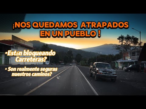 We're stuck in a town. Are they blocking roads? Is Mexico at war?