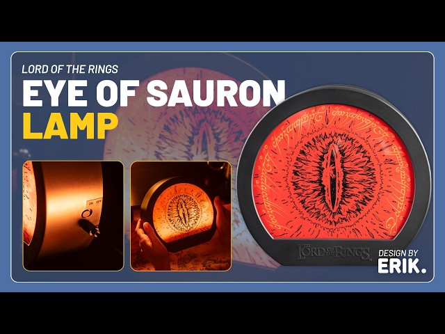 Vídeo relacionado con Grupo Erik El Señor de los Anillos Lampara escritorio Ojo de Sauron