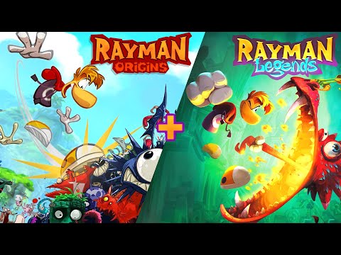 Rayman Origins + Legends - Full Game 200% Walkthrough