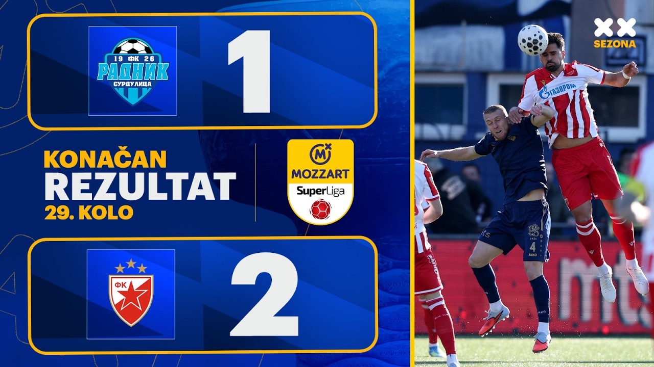 FK Radnik Surdulica vs FK Crvena zvezda Highlights