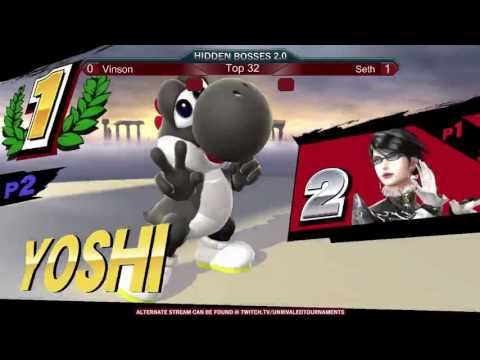 Hidden Bosses 2.0 - Top 32 Round 1 – Vinson (Bayonetta, Mario) vs. Seth (Yoshi)