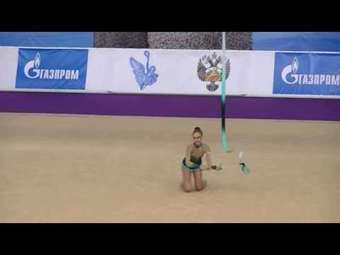 Gamalejeva Jelizaveta (LAT)  ribbon  World Cup S-Petersburg 2013 Qual