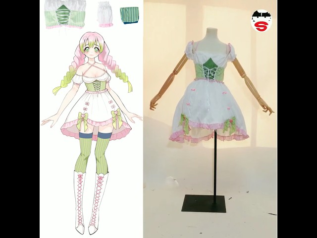 Vídeo relacionado con Suffolly Disfraz de kimono de anime para cosplay, uniforme de juego de rol, regalo de fiesta de adultos (blanco, M)