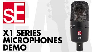 Video thumbnail for sE Electronics - X1D, X1R, X1T and X1USB microphones. by GAK