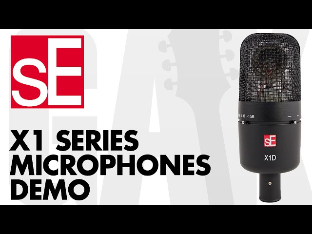 Video teaser for sE Electronics - X1D, X1R, X1T and X1USB microphones.
