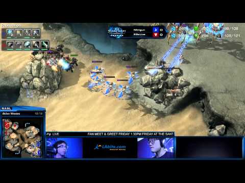 WCS AM PL Ro16 - Group B - aLive vs Minigun - Game 1