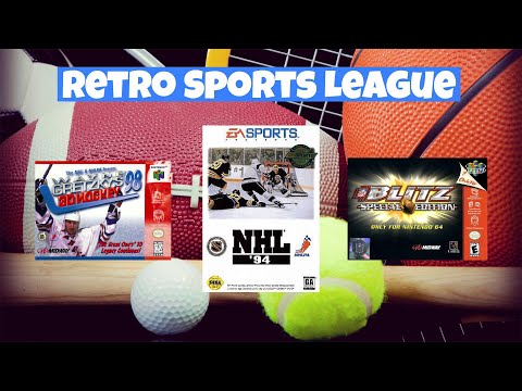 Retro Sports League - Gretzky 3D Hockey 98, Blitz S.E., NHL 94 - DMen Tap Chicago