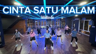 Download lagu CINTA SATU MALAM by Melinda | GELY | ZUMBA | DANCE FITNESS | SENAM mp3