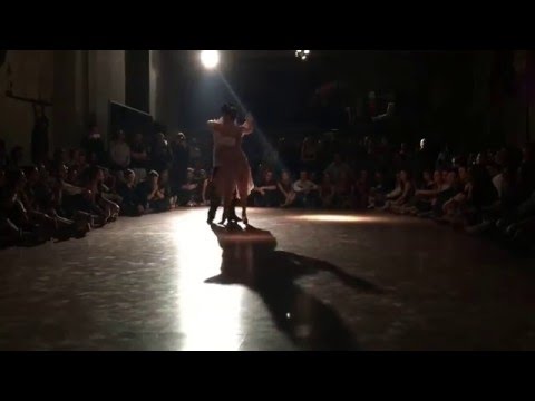  Melina Mouriño  and  Julio Altez  are  dancing  at  Athens TangoLovers  in  2016