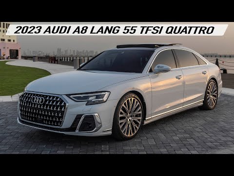 LUXURY YACHT! 2023 AUDI A8L 55 TFSI QUATTRO - IN PERFECT SPEC? Details, accelerations, sounds & more