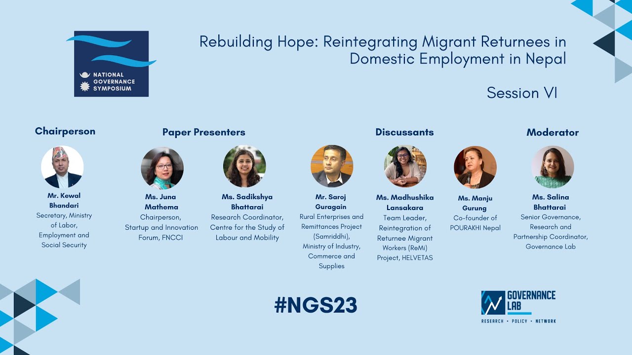 Rebuilding Hope: Reintegrating Migrant Returnees in Domestic Employment in Nepal
