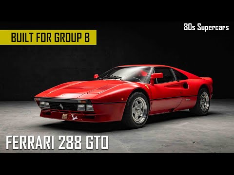 FERRARI 288 GTO: The V8 Twin-Turbo Legend (Only 272 Units Built)