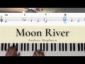 Moon River Audrey Hepburn Piano Tutorial EASY WITH Music Sheet JCMS