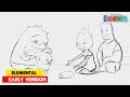 Elemental Early Version | StoryBoards | 3D Animation Internships
