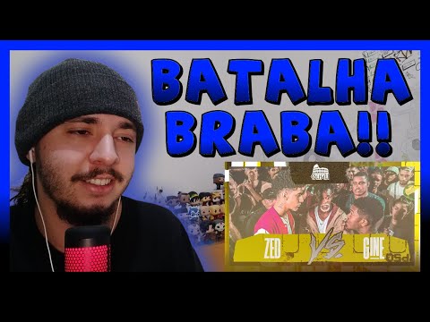 (PEGOU MUITO F0G0 🔥🔥🔥) ZED X GINE - SEGUNDA FASE - BATALHA DO COLISEU - EDIÇÃO 111 | REACT BAUEB