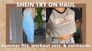 SHEIN TRY ON HAUL: Summer fits, workout sets, &amp; swimsuits | Size XS/S