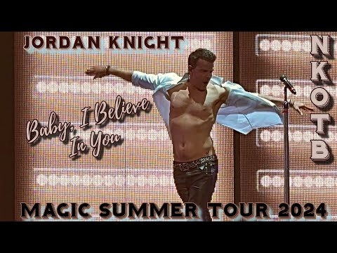 NKOTB Live 2024 | BABY I BELIEVE IN YOU | Jordan Knight Solo | Magic Summer Tour | Charlotte NC
