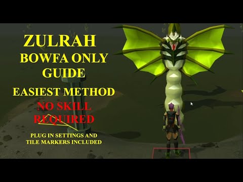 OSRS Zulrah Guide 2025 Bowfa Only. ZERO EFFORT!