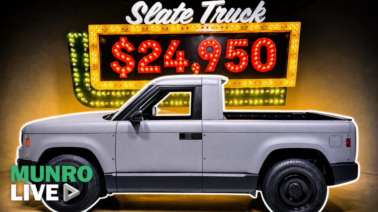 Slate electric truck at its launch event