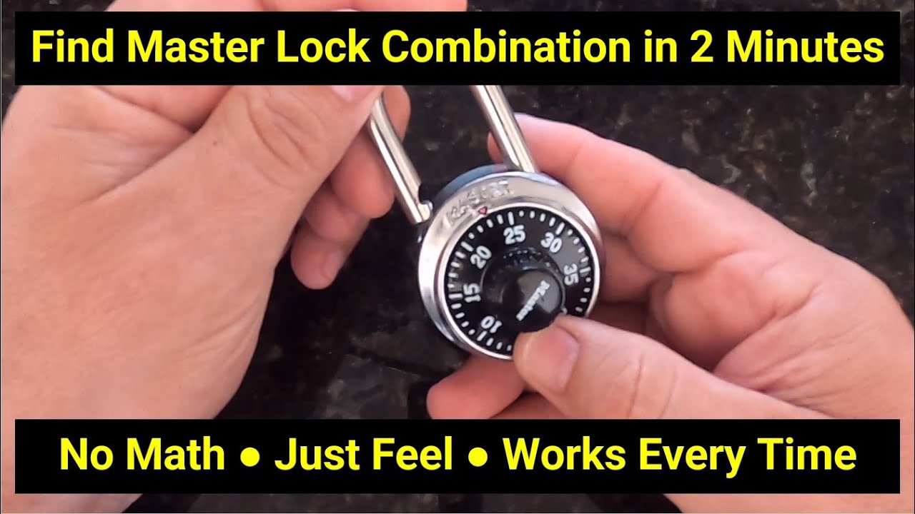 How big is the case for a Master Lock combination padlock? Tipseri