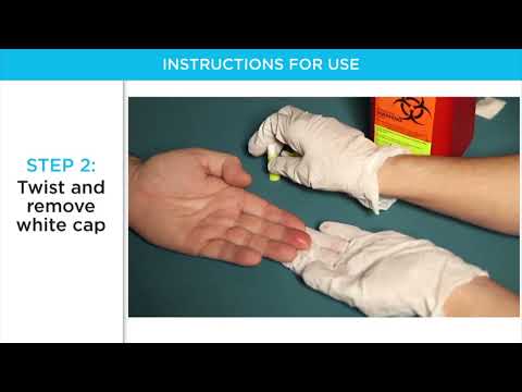 MediCore Blood Collection ReadyLance Lancet Instructional Video