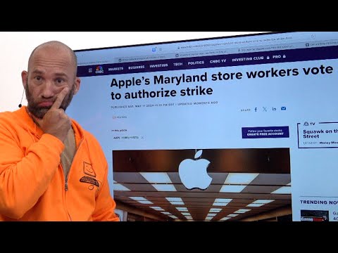 APPLE EMPLOYEES VOTE to STRIKE - socialists think they should be able to afford rent...
