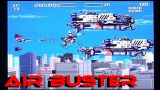 Air Buster on Mega Drive. Played badly, with commentary.