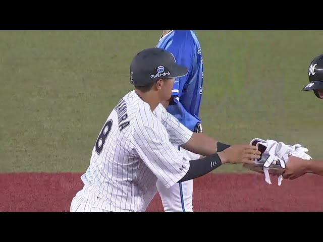 【1回裏】マリーンズ・中村 2試合連続となる先制タイムリー!! 2018/6/13 M-DB