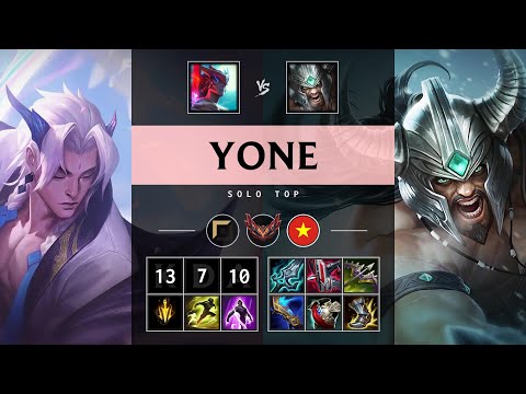 Yone Top vs Tryndamere - VN Grandmaster Patch 25.10