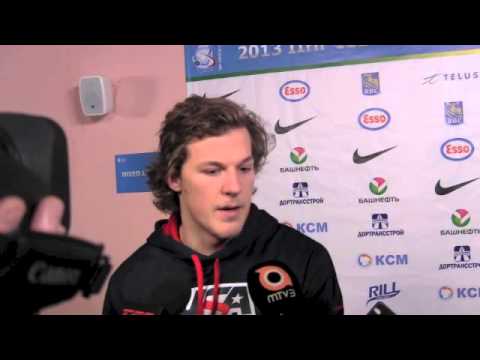 Team USA Players Preview Sweden in 2013 IIHF World Juniors Gold Medal Game