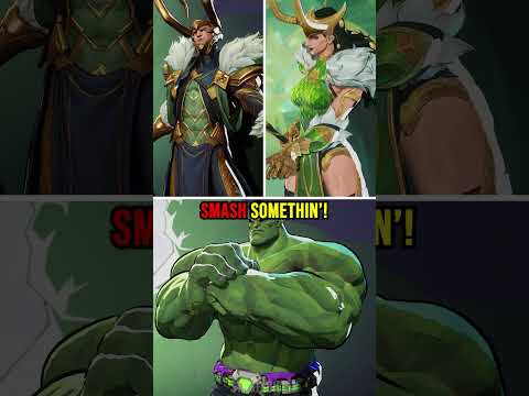 Lady Loki vs Loki Hulk Smash Voicelines Comparison in Marvel Rivals