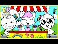 COLORING CHALLENGE With SIDEWALK CHALK EK Doodles Drawing For Kids