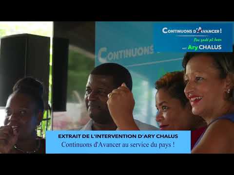 Présentation de la liste Continuons d’Avancer, conduite par Ary Chalus