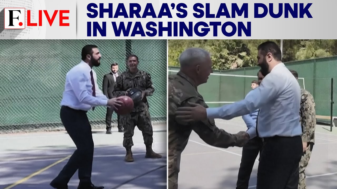 Syria’s President Sharaa Plays Basketball In US After Removal from Terror List | Firstpost Live