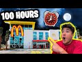 100 HOUR OVERNIGHT CHALLENGE In THE WORLDS BIGGEST MCDONALDS