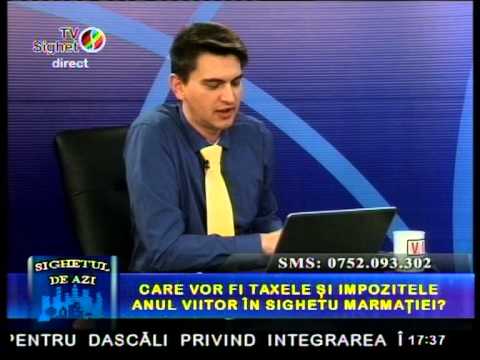 Sighetul de Azi 25 Noiembrie - Care vor fi taxele si impozitele anul viitor in Sighetu Marmatiei?