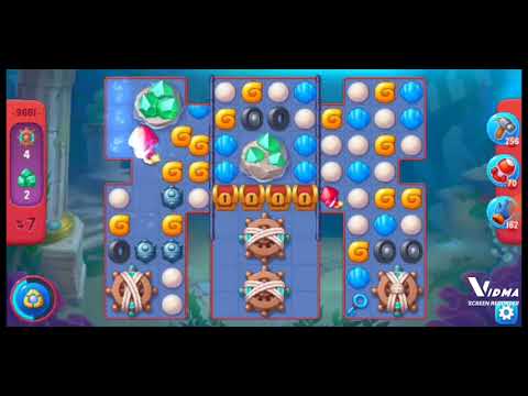 Fishdom. 9661 hard level no boosters and diamonds. 13 moves