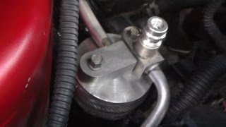 How to replace A/C dryer 2005 Dodge grand caravan