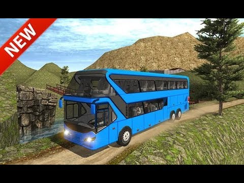 Uphill offroad bus driving sim Coach Bus Driving - Android GamePlay HD