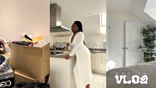 moving vlog! | move in with me, cleaning old apartment, unpacking & mini tour